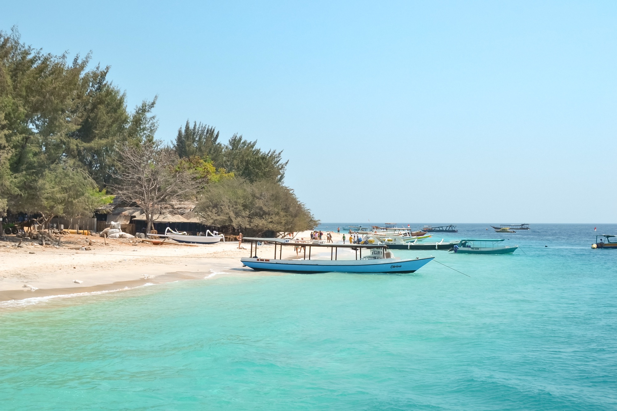 Praia em Gili Trawangan